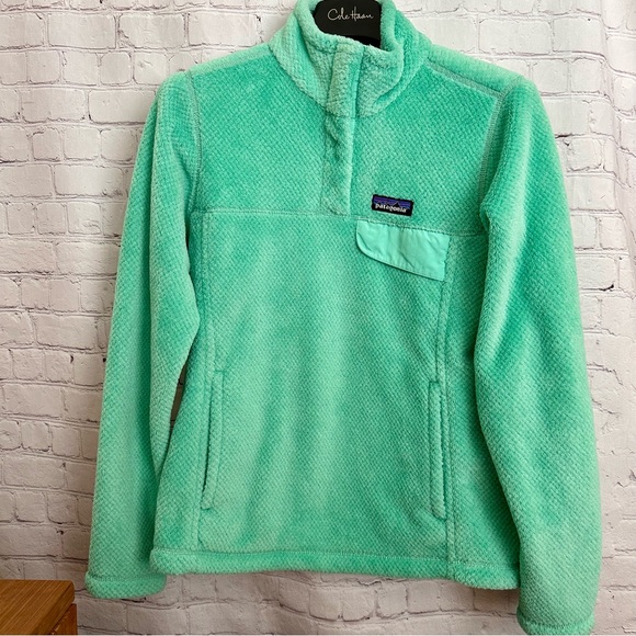 Patagonia Jackets & Blazers - Patagonia Women Size S Re-Tool Snap-T Fleece Pullover Jacket Teal